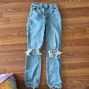 Abercrombie The 90s Straight High-rise